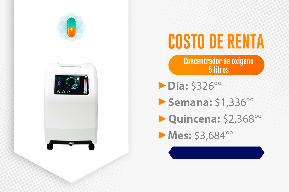 Concentrador de Oxigeno 5 Litros