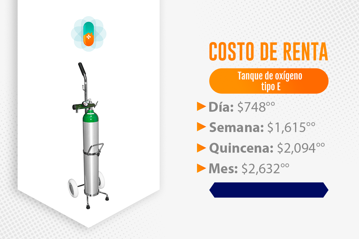 Tanque de Oxígeno Tipo E